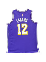 Maillot Authentique Exterieur Los Angeles Lakers signe par Jake LaRavia certifie par PSA authentic-signatures