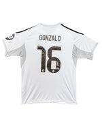 Maillot Domicile Real Madrid CF 2025-26 signe par Gonzalo Certifie par Beckett authentic-signatures