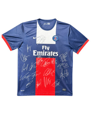Maillot Paris Saint Germain signé Equipe saison 2013-2014 Certifié par JSA authentic-signatures