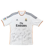 Maillot Domicile signe par Equipe Real Madrid 2014  Certifié par JSA authentic-signatures