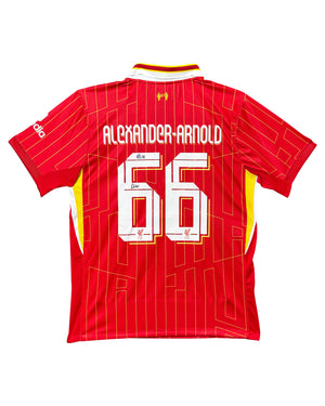 Maillot Domicile signe par Trent Alexander Arnold Liverpool FC 2023-24 Certifie par Beckett authentic-signatures