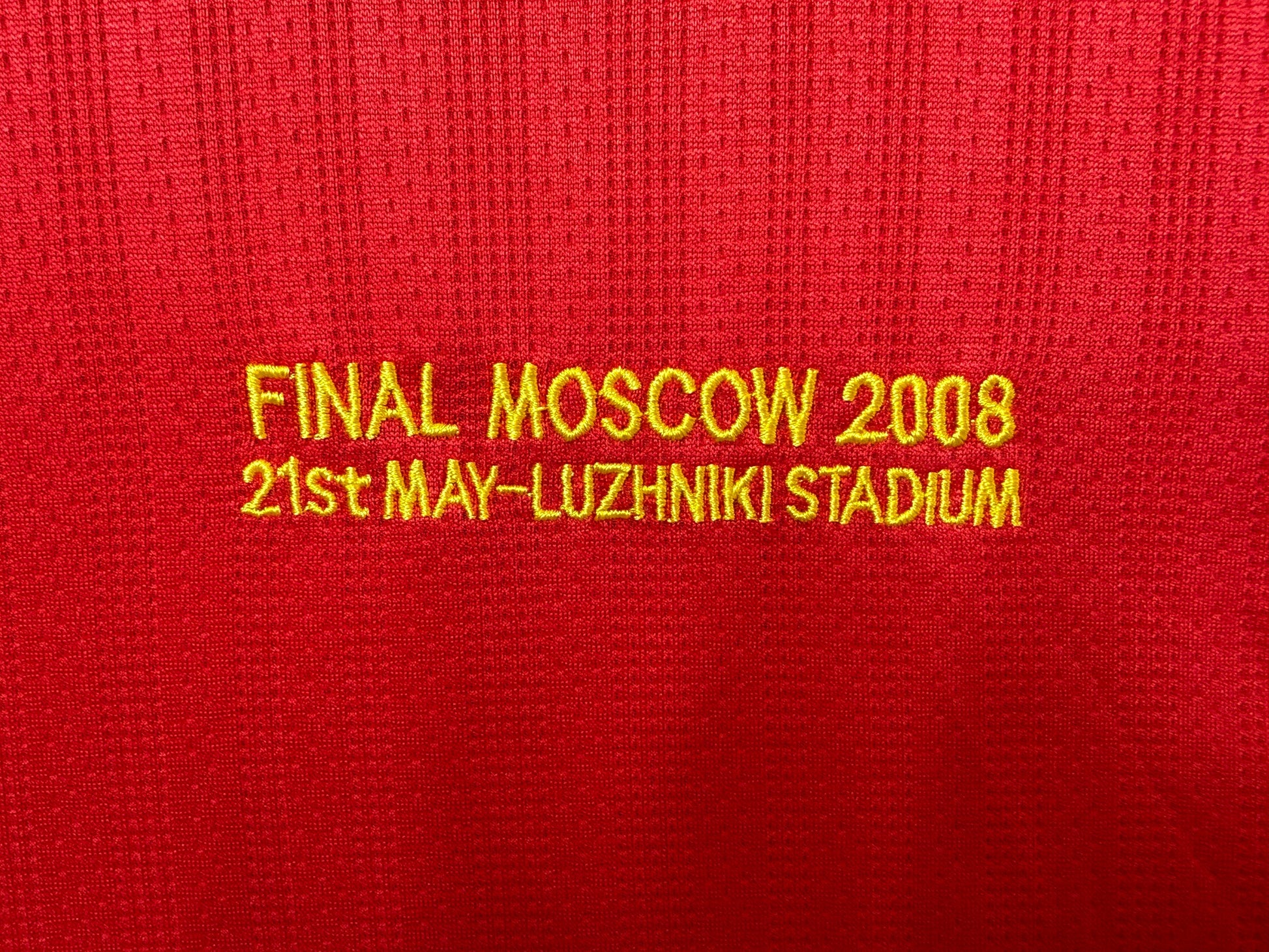 Maillot Finale Champion League 2008 Domicile signe par Cristiano Ronaldo FC Certifie par Beckett authentic-signatures