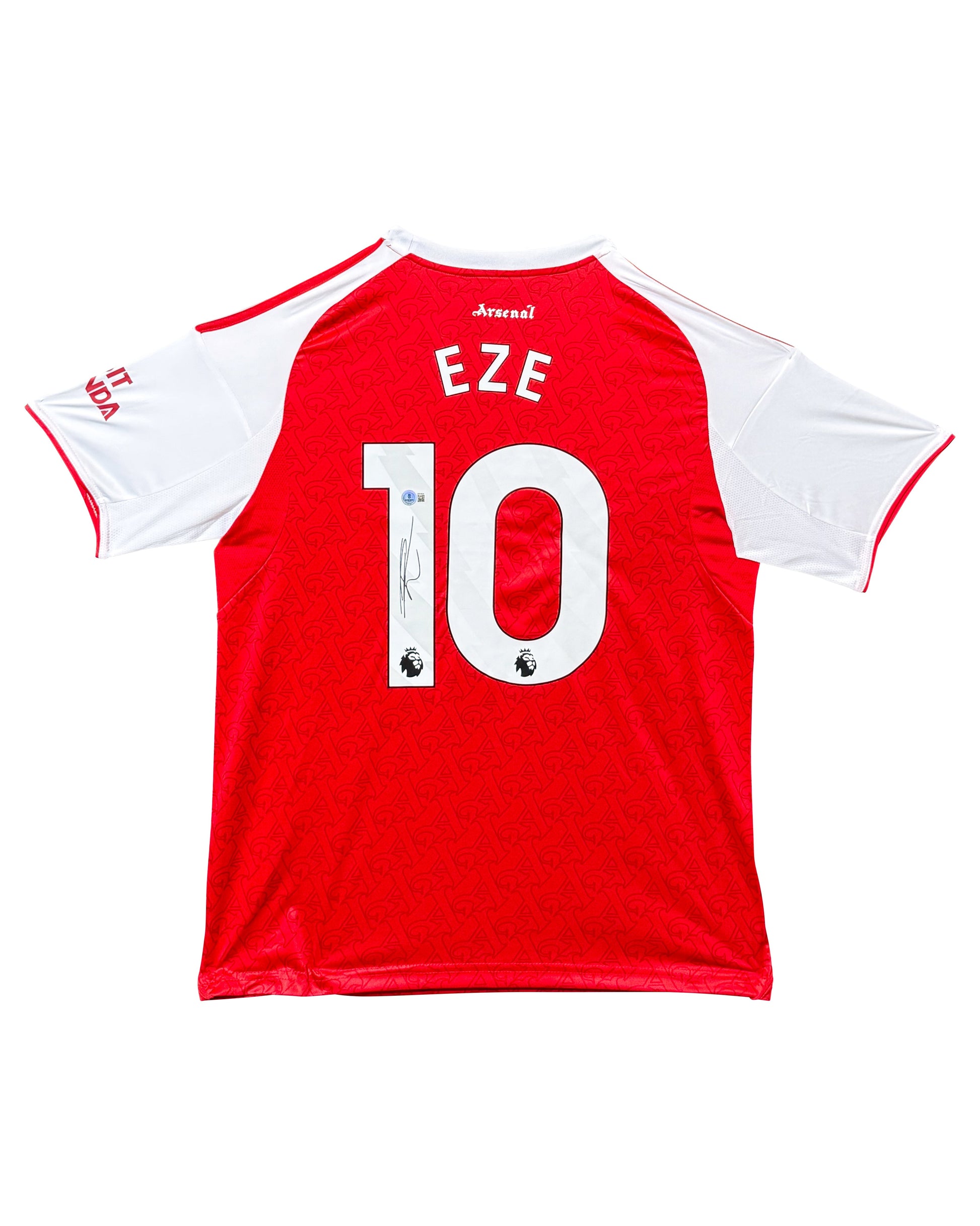 Maillot Domicile signe par Eberechi Eze Arsenal FC 2025-26 Certifie par Beckett authentic-signatures