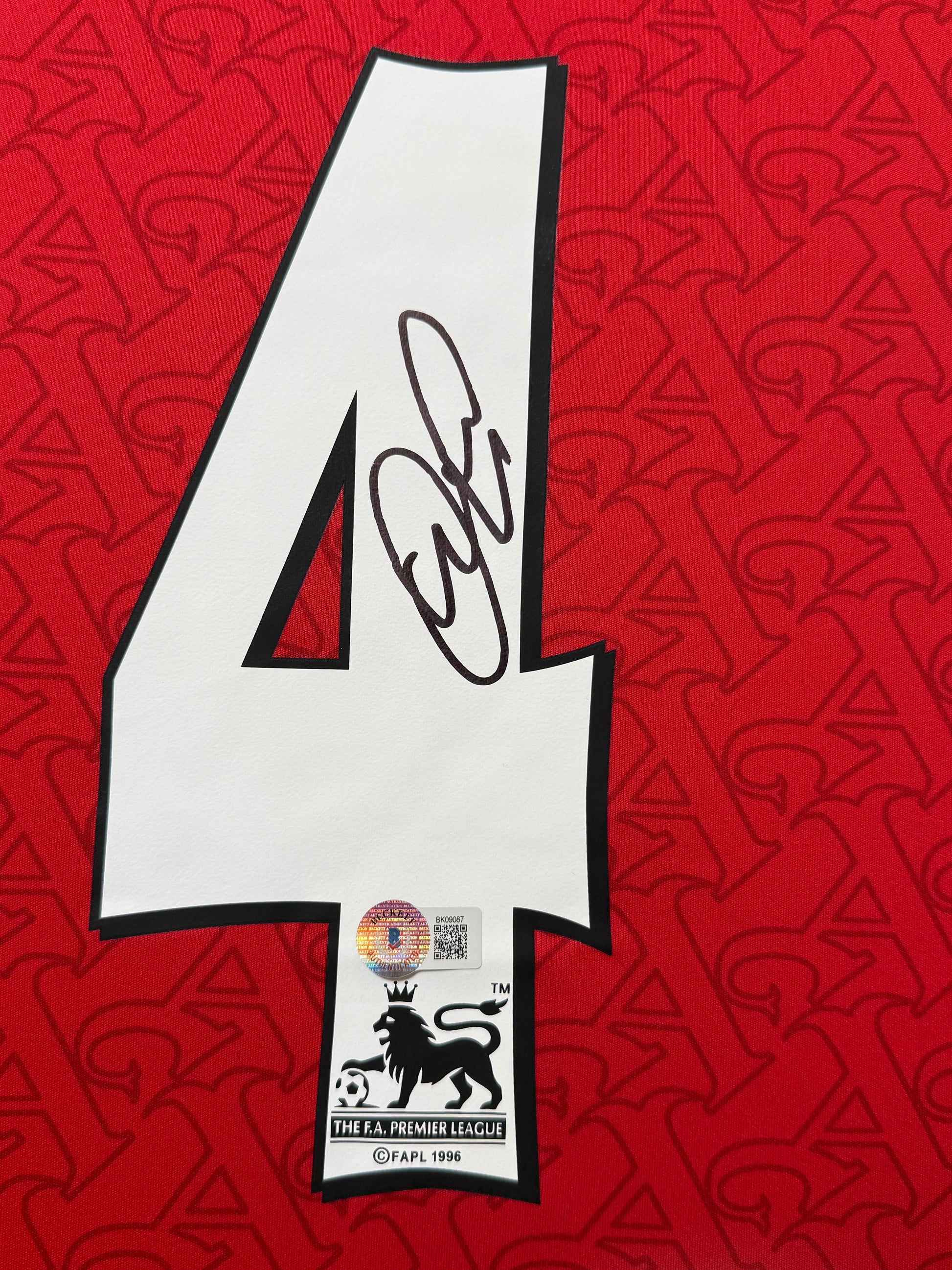 Maillot Domicile signe par Patrick Vieira Arsenal FC 2020-21 Certifie par Beckett authentic-signatures