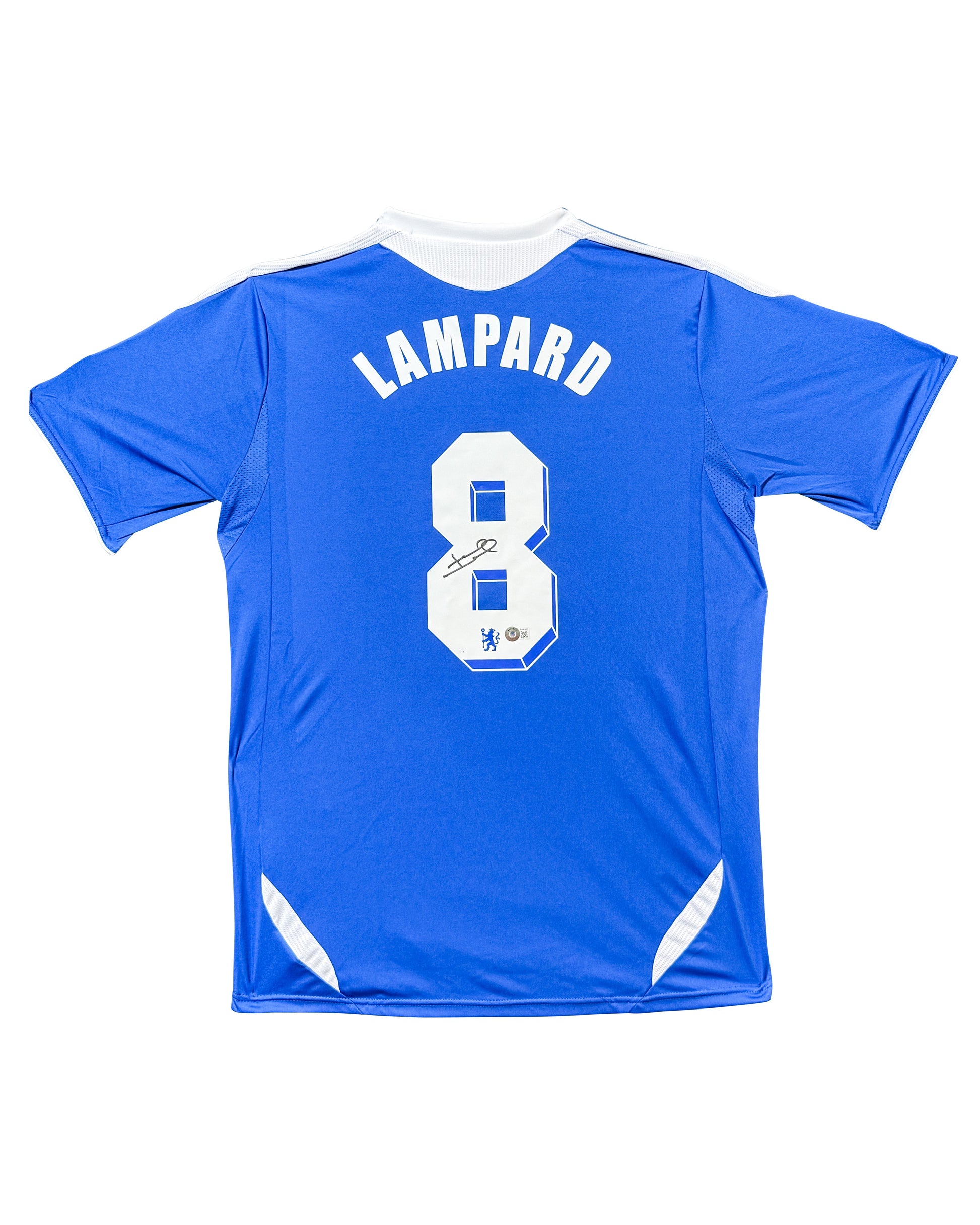 Maillot Domicile Chelsea FC Finale Champions League 2012 signe par Franck Lampard  Certifie par Beckett authentic-signatures