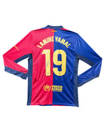 Maillot Domicile FC Barcelone signe par Lamine Yamal 2023-24 Certifie par Beckett authentic-signatures