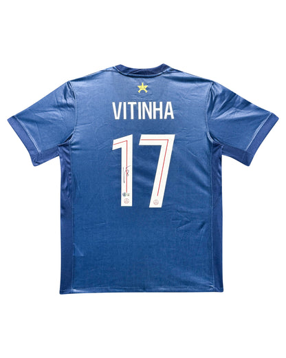 Maillot ETOILE Domicile signe par VITINHA Paris Saint Germain 2025-26 Certifie par Beckett authentic-signatures