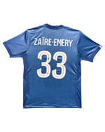 Maillot Domicile signe par Warren ZAIRE-EMERY Paris Saint Germain  2025-2026 Certifié par Beckett authentic-signatures