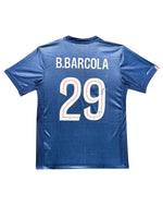 Maillot Domicile signe par Bradley BARCOLA Paris Saint Germain 2025-26 Certifié par Beckett authentic-signatures