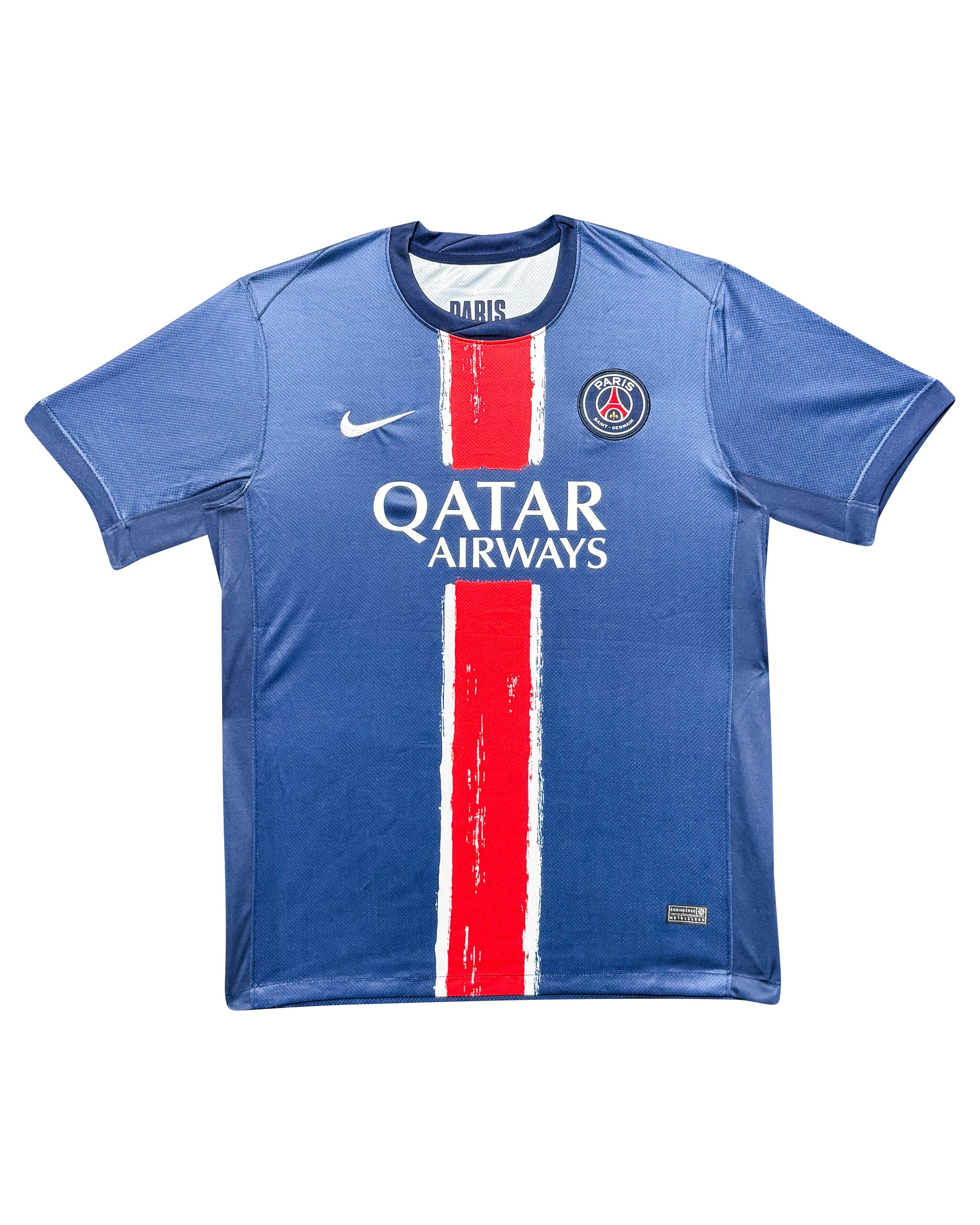 Maillot Domicile signe par ZAIRE-EMERY Paris Saint Germain 2024-25 Certifié par Beckett authentic-signatures