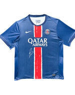 Maillot Domicile signe par Ousmane DEMBELE Paris Saint Germain 2024-25 Certifié par JSA authentic-signatures