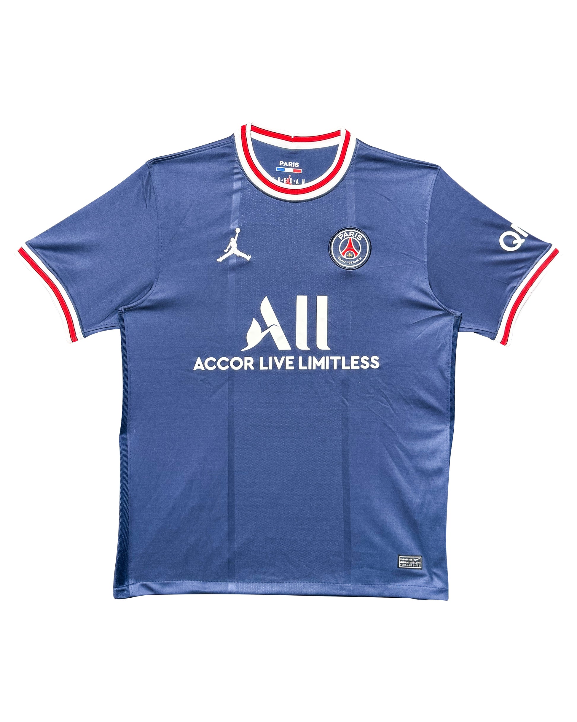 Maillot Domicile Paris Saint Germain saison 2021-22 par Lionel Messi Certifie par Beckett authentic-signatures