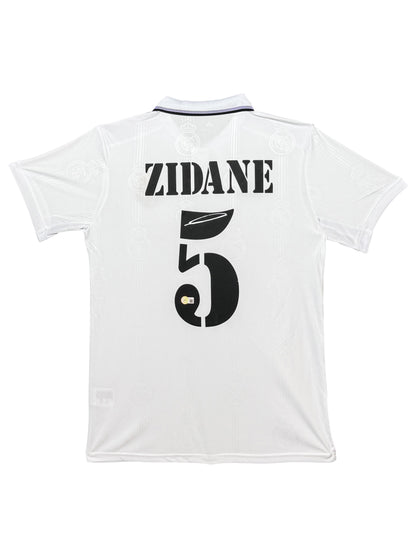 Maillot Domicile Real Madrid 2005-2006 signe par Zinedine Zidane Certifié par Beckett authentic-signatures