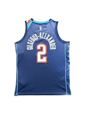 Maillot Authentique OKC Thunder signé par Shai Gilfgeous Alexander et certifié par PSA authentic-signatures