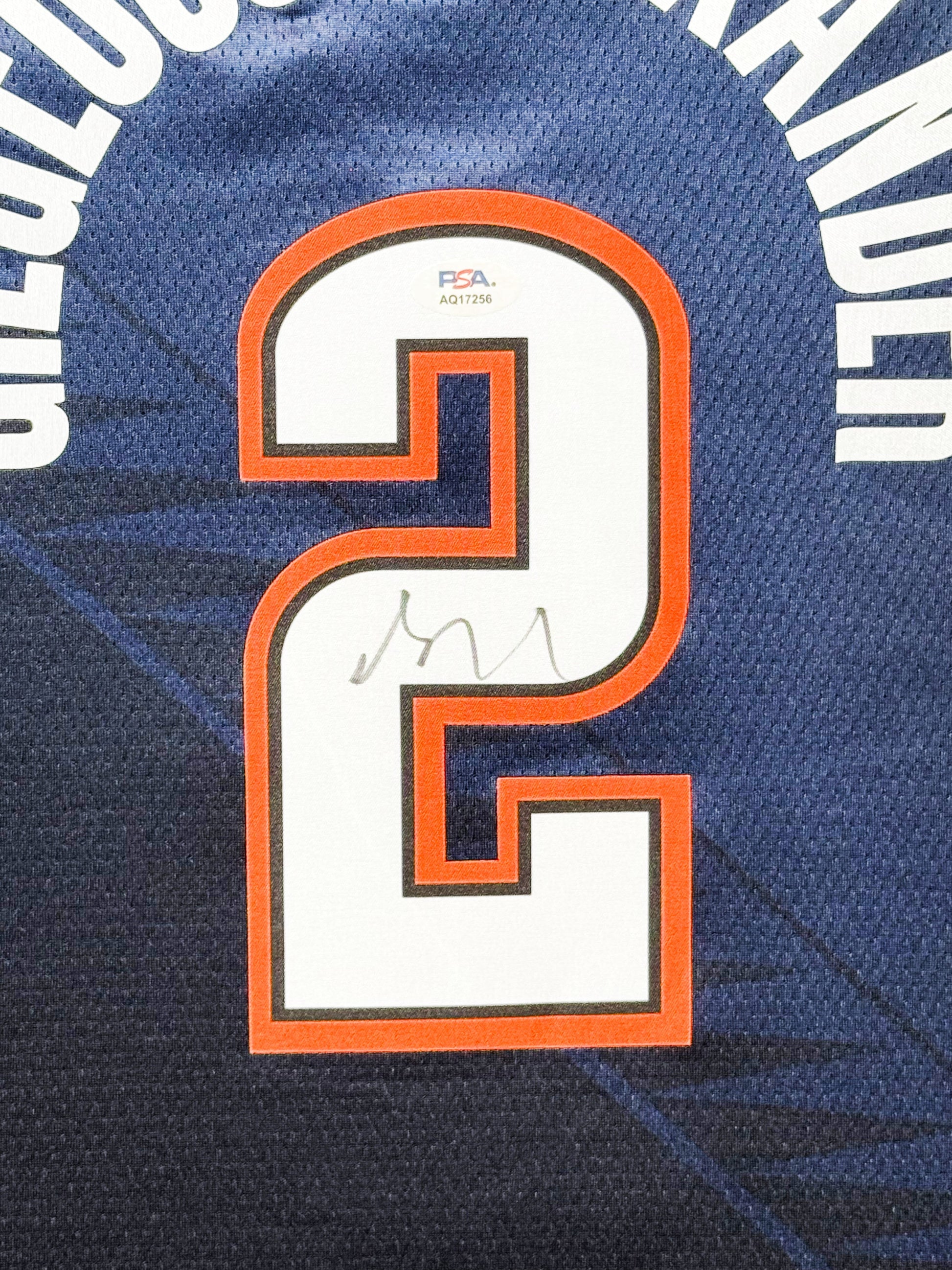 Maillot Authentique OKC Thunder signé par Shai Gilfgeous Alexander et certifié par PSA authentic-signatures
