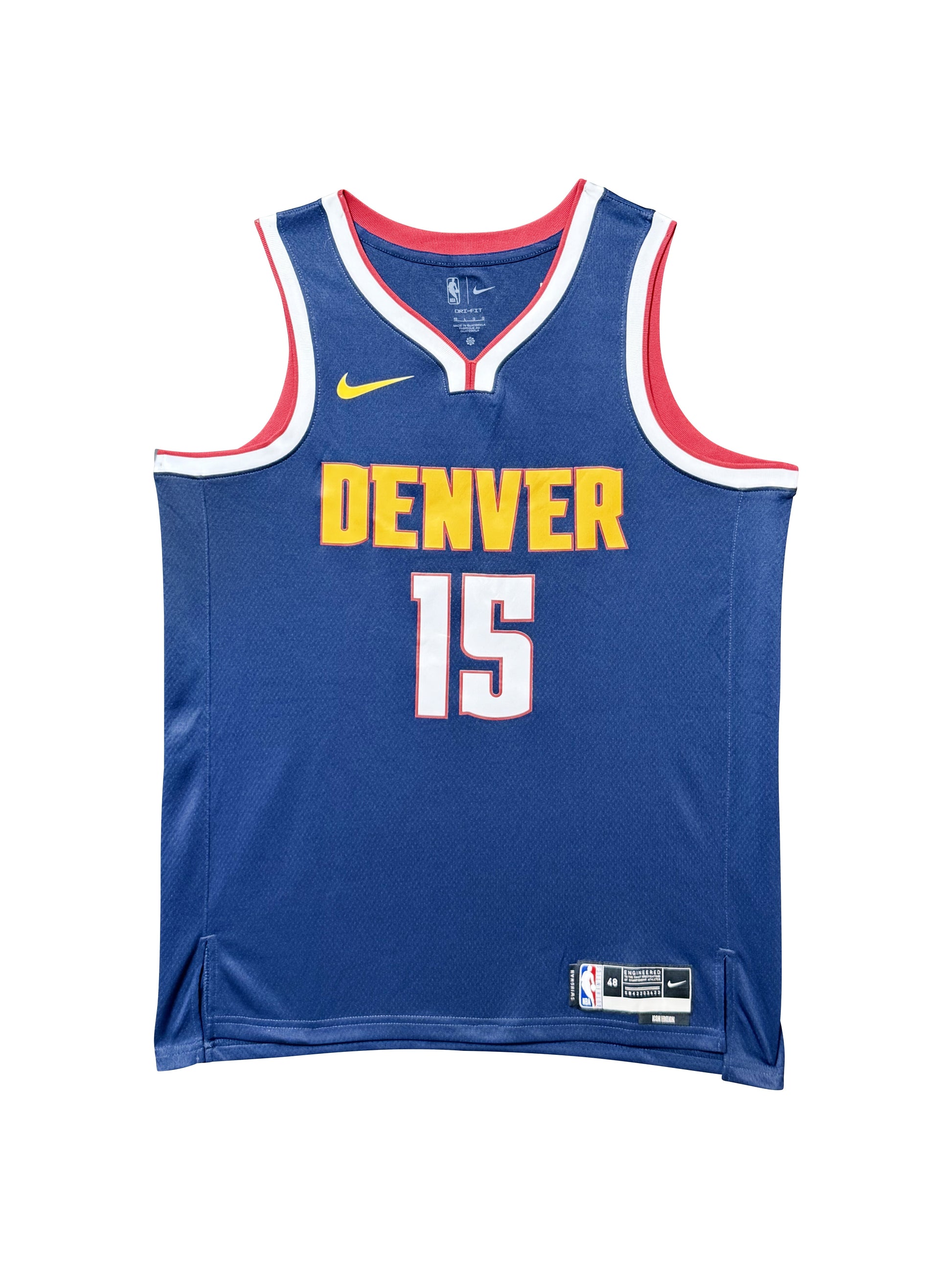 Maillot Authentique Denver Nuggets signé "THE JOKER" par Nikola Jokic certifié par Beckett et JOKIC authentic-signatures