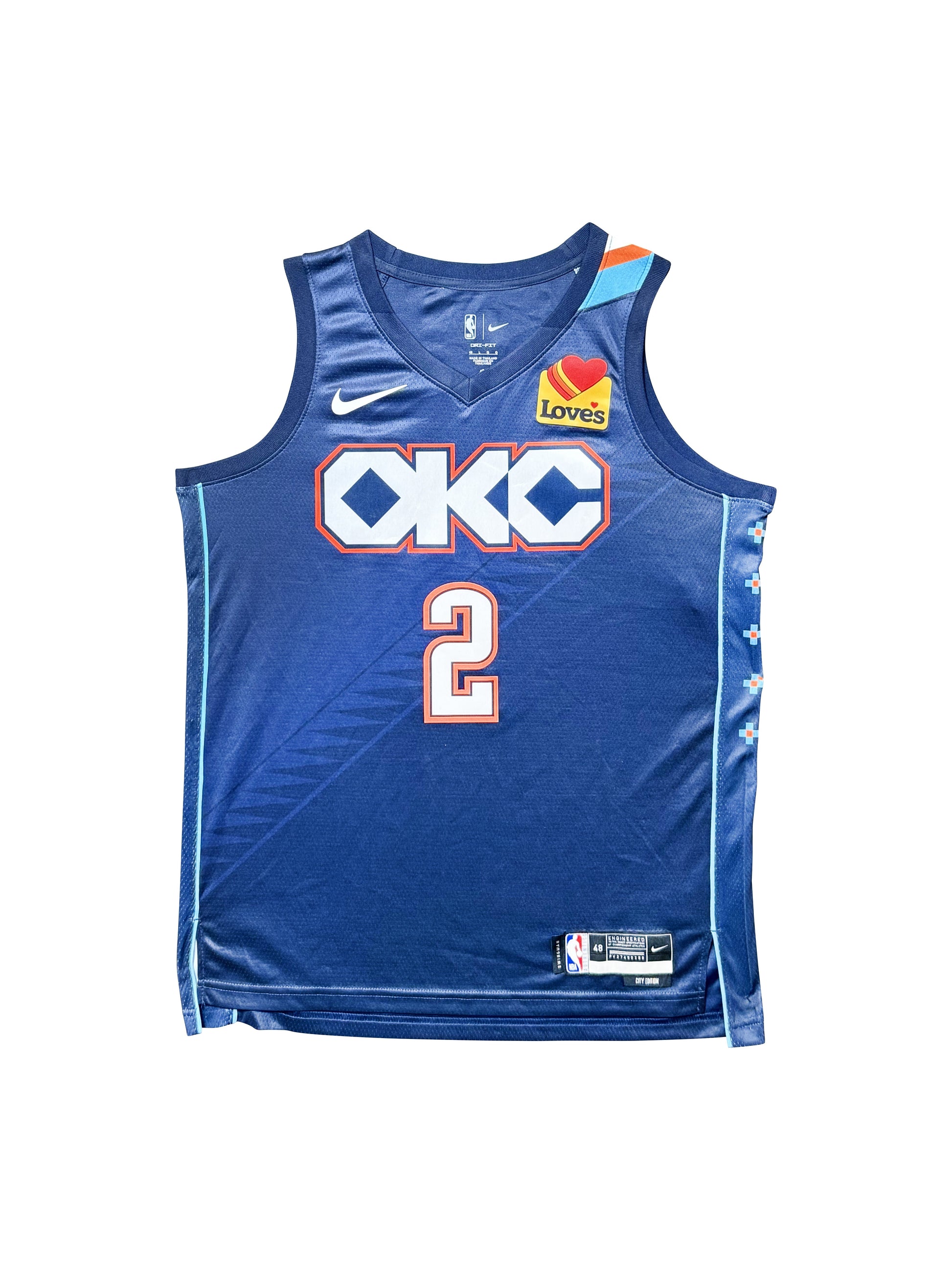 Maillot Authentique OKC Thunder signé par Shai Gilfgeous Alexander et certifié par PSA authentic-signatures