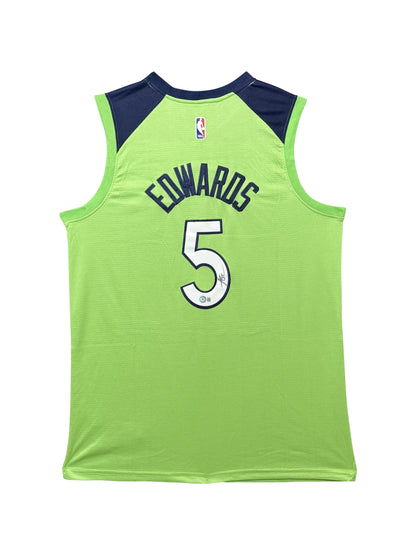 Maillot Authentique Minnesota Timberwolves signé par Anthony Edwards et certifié par Beckett authentic-signatures
