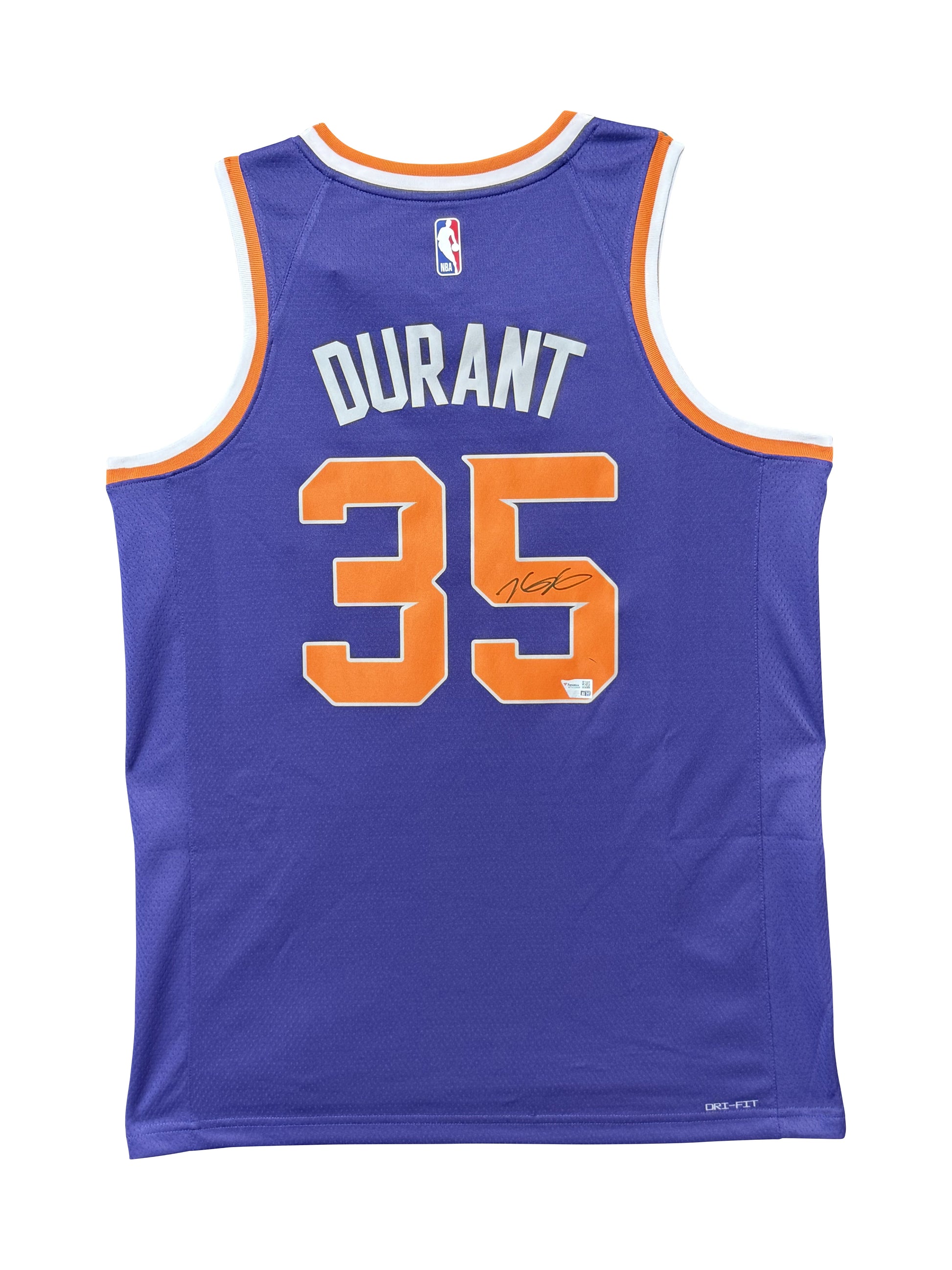 Maillot  Authentique Phoenix Suns signe par Kevin Durant et certifie par Fanatics authentic-signatures