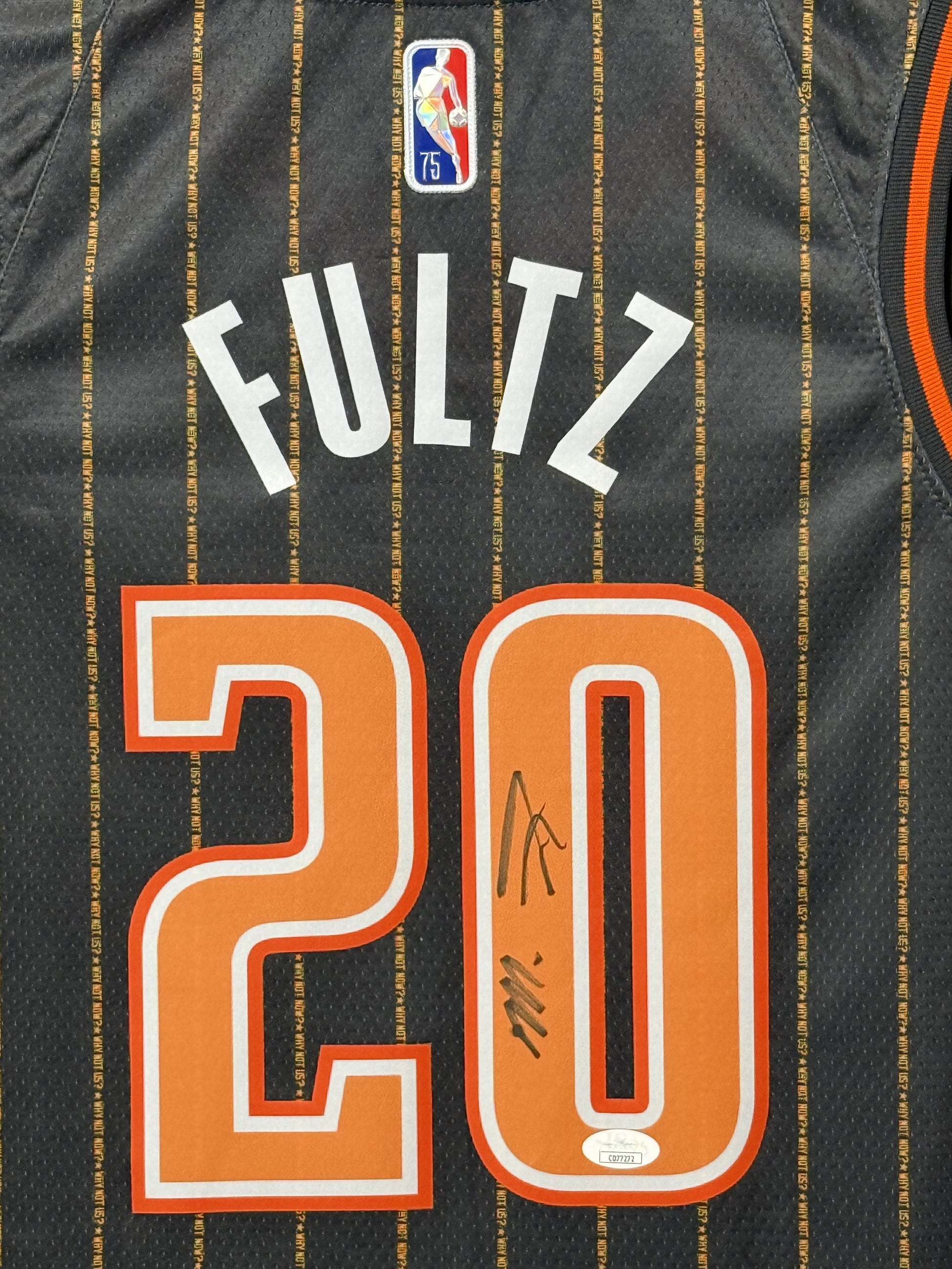 Maillot Authentique 75th Anniversary Orlando Magic signé par Markelle Fultz er certifié par JSA authentic-signatures