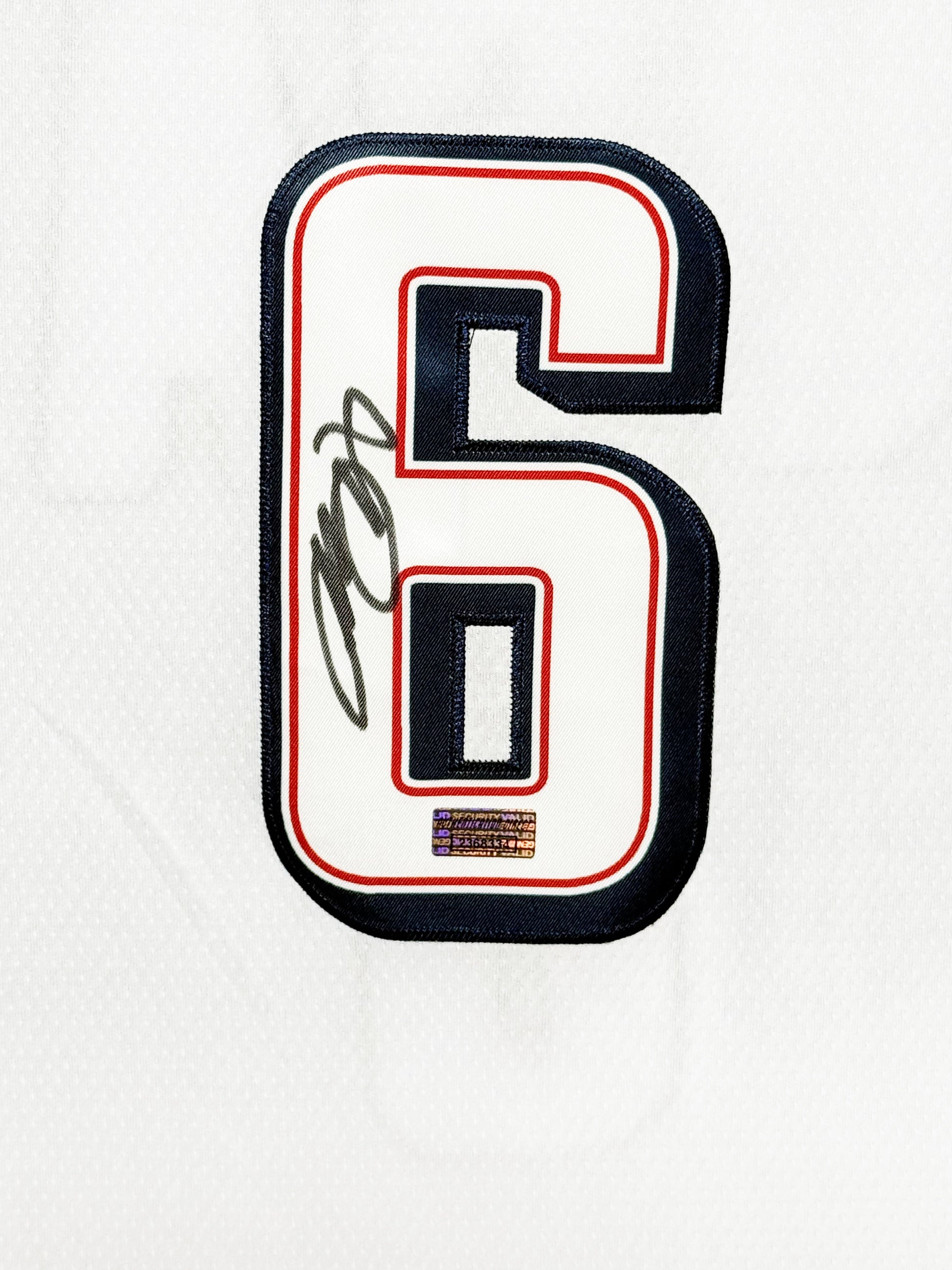 Maillot Replica Team USA Edition Olympics Games Paris 2024 signé par Lebron James et certifié authentic-signatures