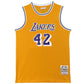 Maillot Mitchell and Ness Los Angeles LAKERS signé par James WORTHY et certifié par BECKETT authentic-signatures