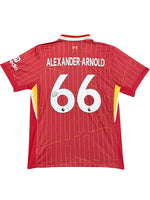 Maillot Domicile signe par Trent Alexander Arnold Liverpool FC 2024-25 Certifie par Beckett authentic-signatures