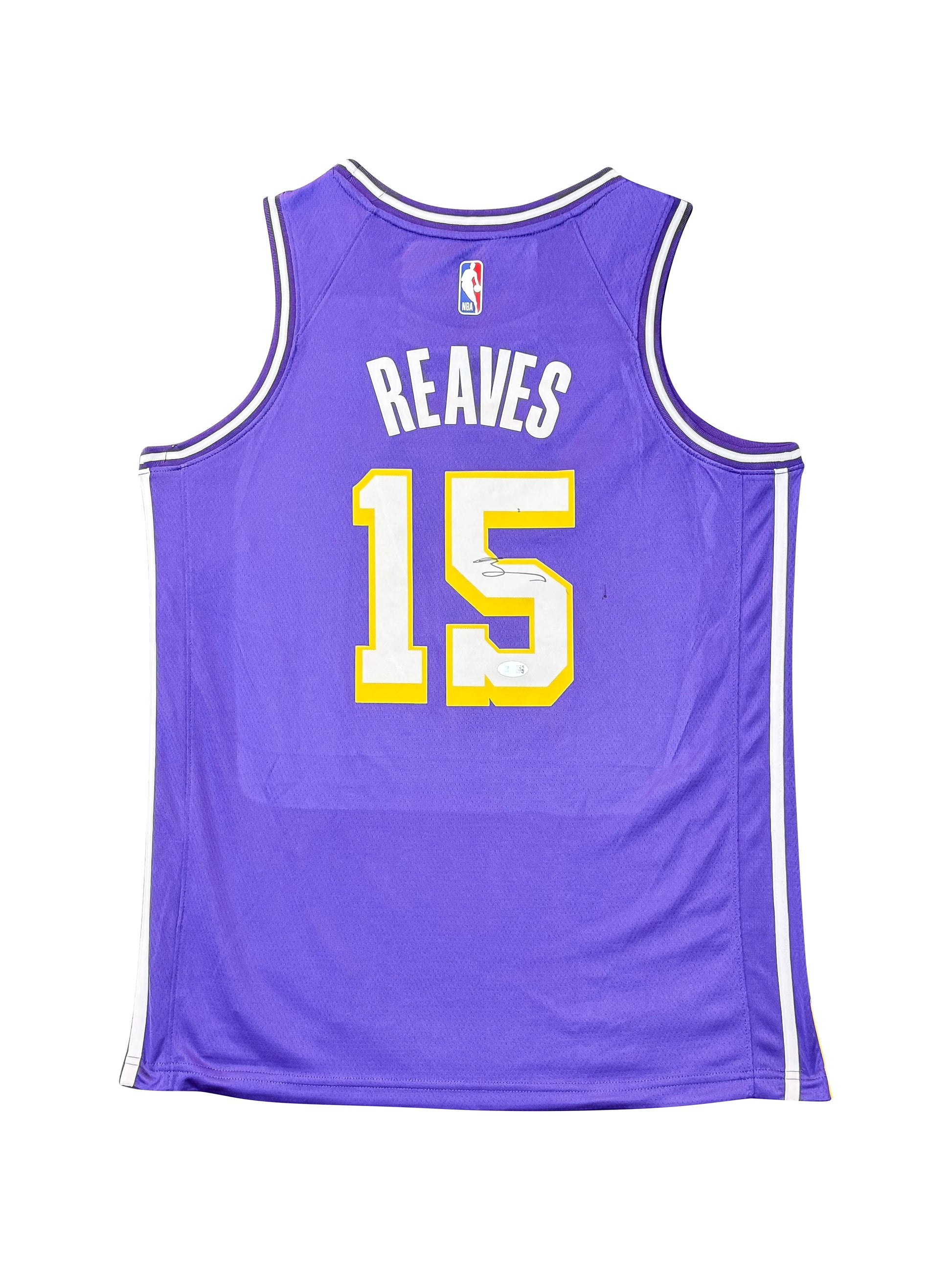 Maillot SWINGMAN Los Angeles LAKERS Statement Edition signé par Austin REAVES et certifié par JSA authentic-signatures