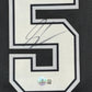 Maillot Swingman City Edition san Antonio Spurs signé par Stephon CASTLE et certifié par BECKETT authentic-signatures