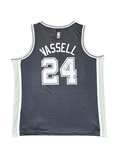 Maillot SWINGMAN San Antonio Spurs signé par Devin VASSELL et certifié par JSA authentic-signatures