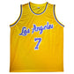 Maillot Custom Los Angeles Lakers signe par Gabe Vincent et certifie par Beckett authentic-signatures