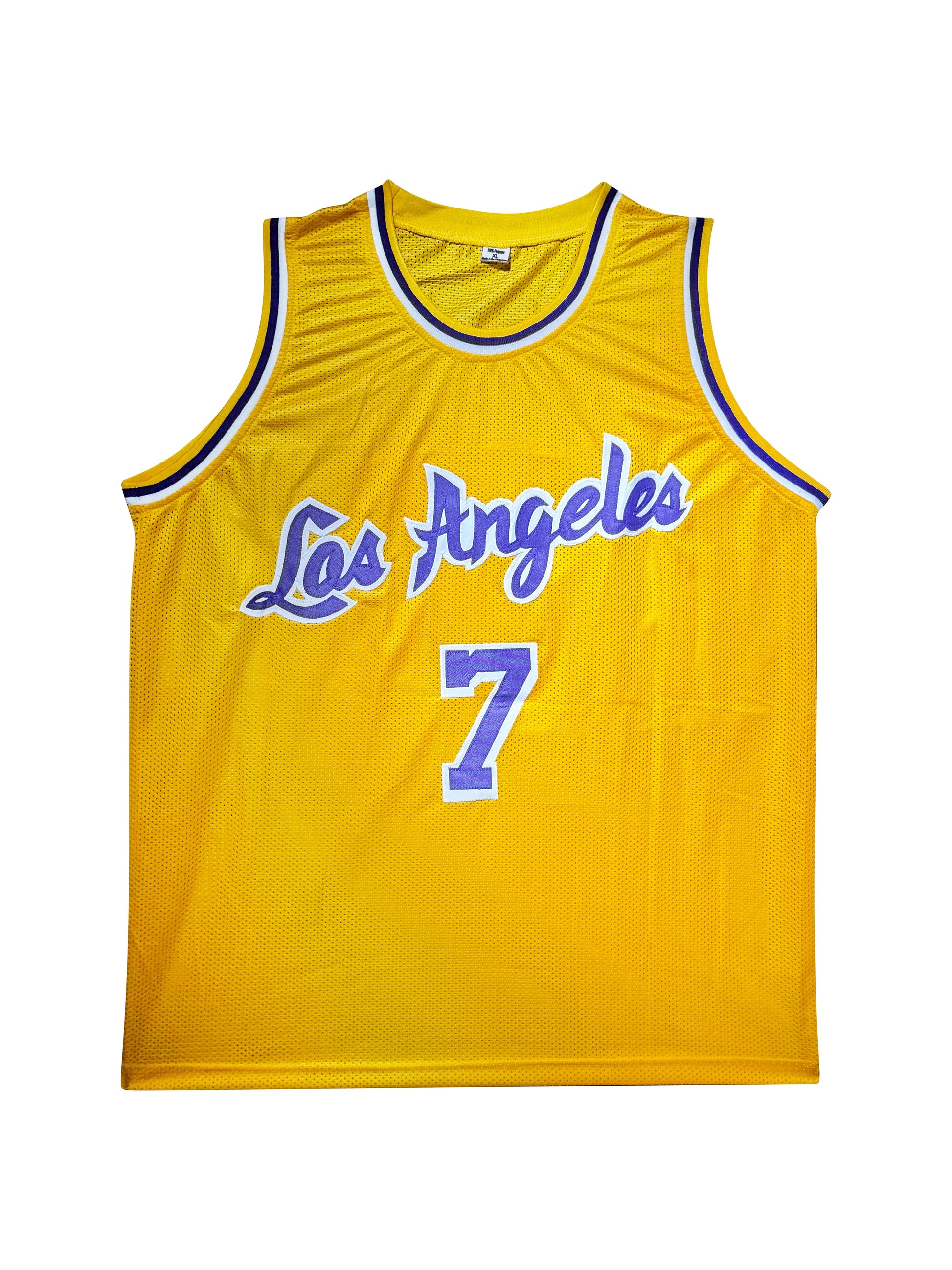 Maillot Custom Los Angeles Lakers signe par Gabe Vincent et certifie par Beckett authentic-signatures