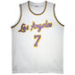 Maillot Custom Los Angeles Lakers signe par Gabe Vincent et certifie par Beckett authentic-signatures