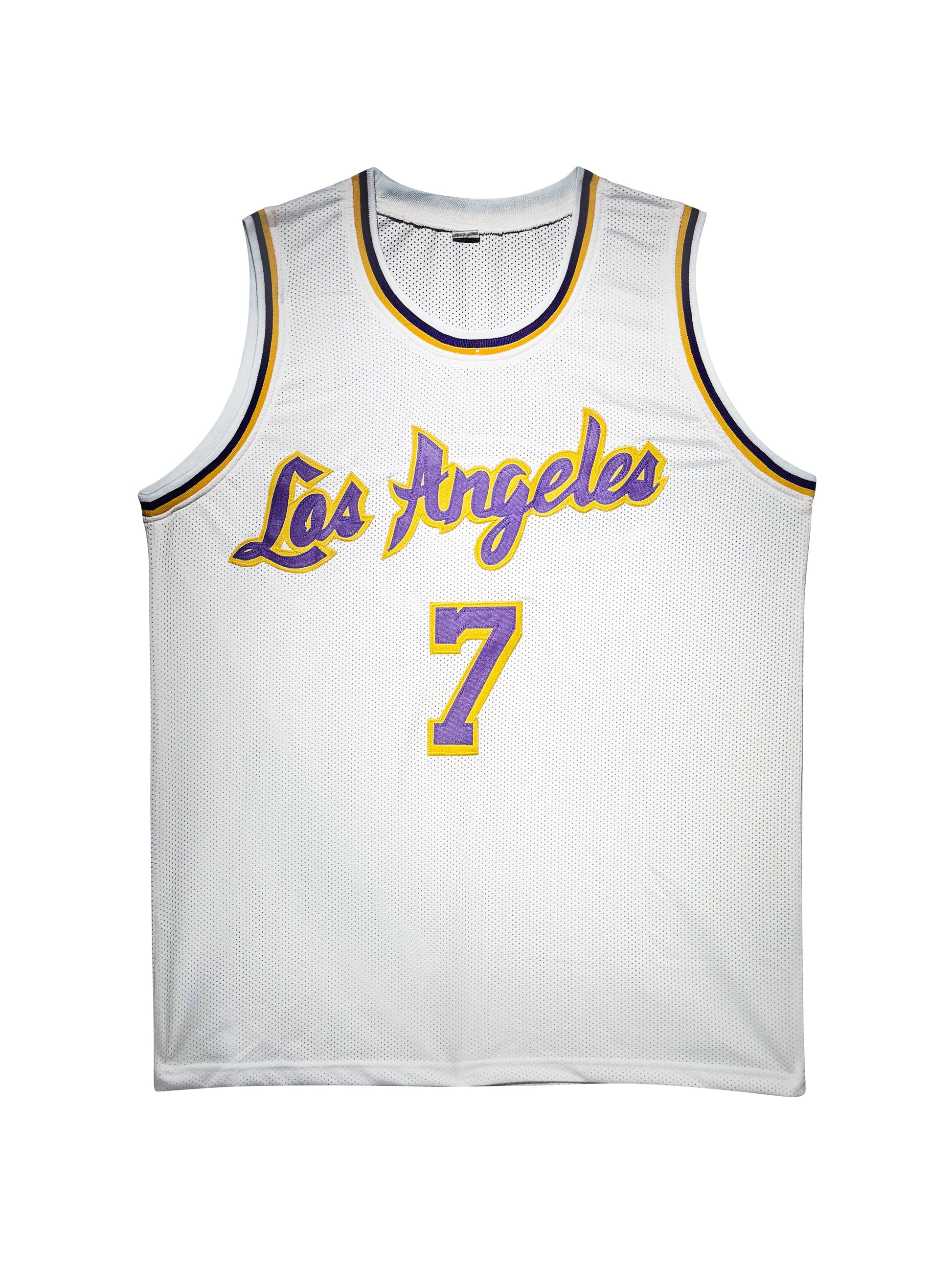 Maillot Custom Los Angeles Lakers signe par Gabe Vincent et certifie par Beckett authentic-signatures