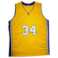 Maillot Custom Sats Carriere Los Angeles Lakers signe par Shaquille O'Neal et certifie par Beckett authentic-signatures