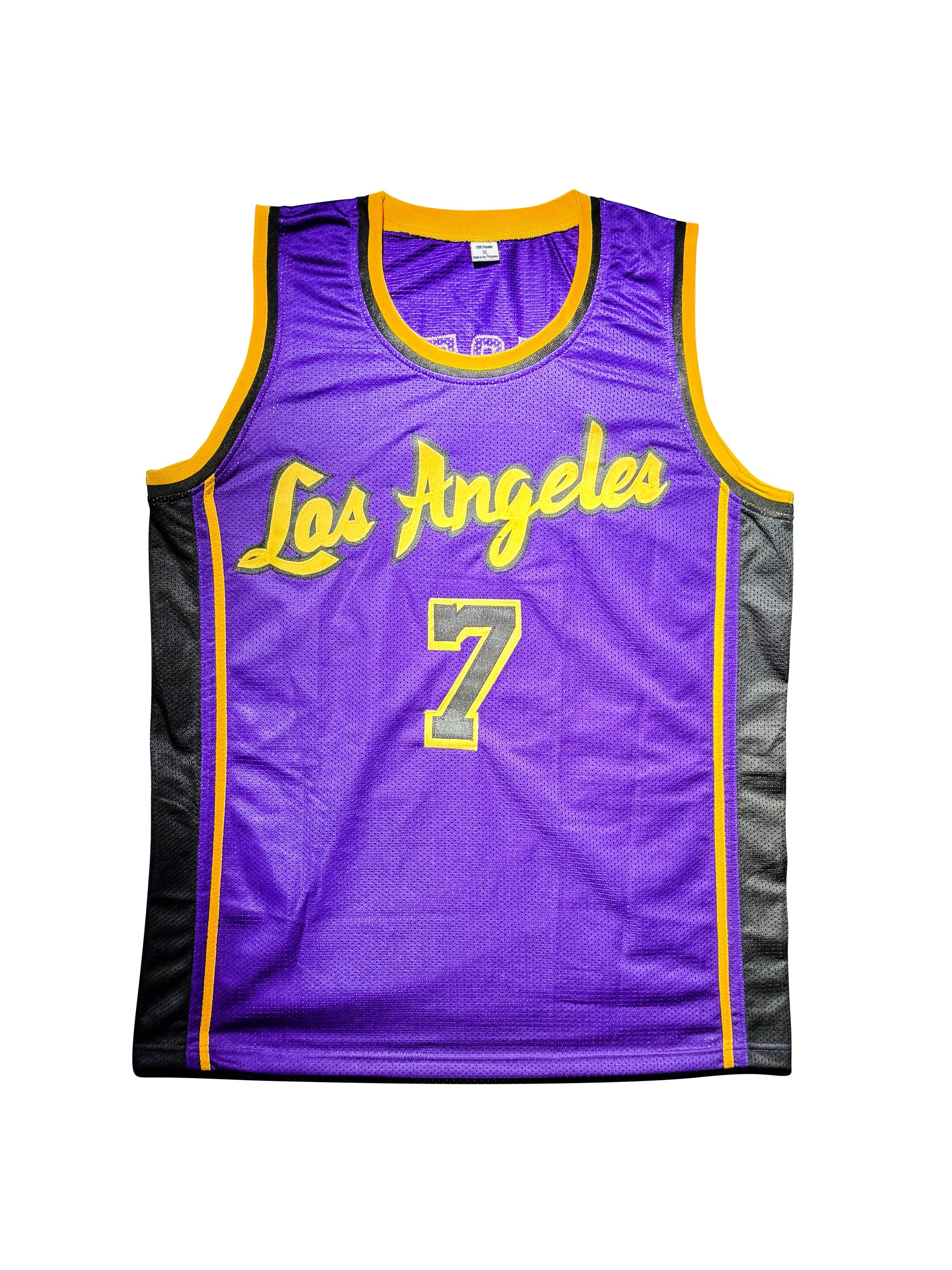 Maillot Custom Los Angeles Lakers signe par Gabe Vincent et certifie par Beckett authentic-signatures