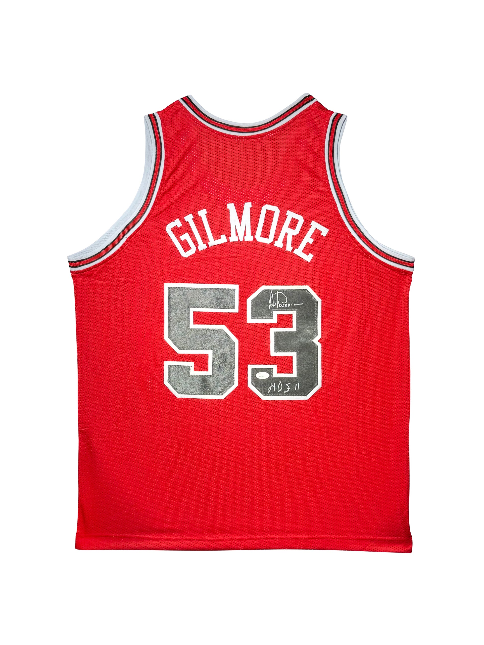 Maillot "HOF 11" Custom Domicile Chicago Bulls signe par Artis Gilmore certifie par JSA authentic-signatures