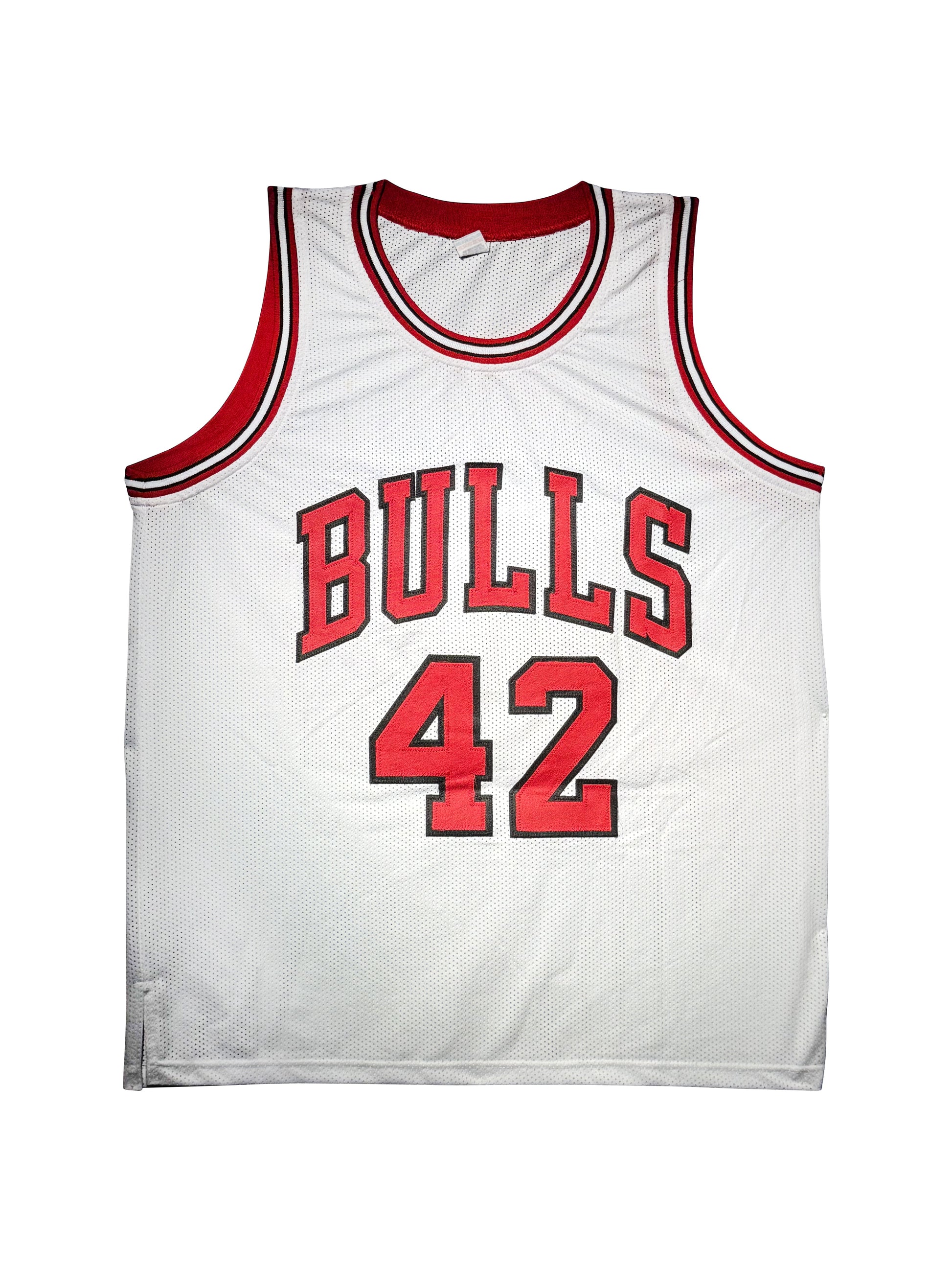 Maillot "3XChamp" Custom Exterieur Chicago Bulls  signe par Scott Williams certifie par JSA authentic-signatures