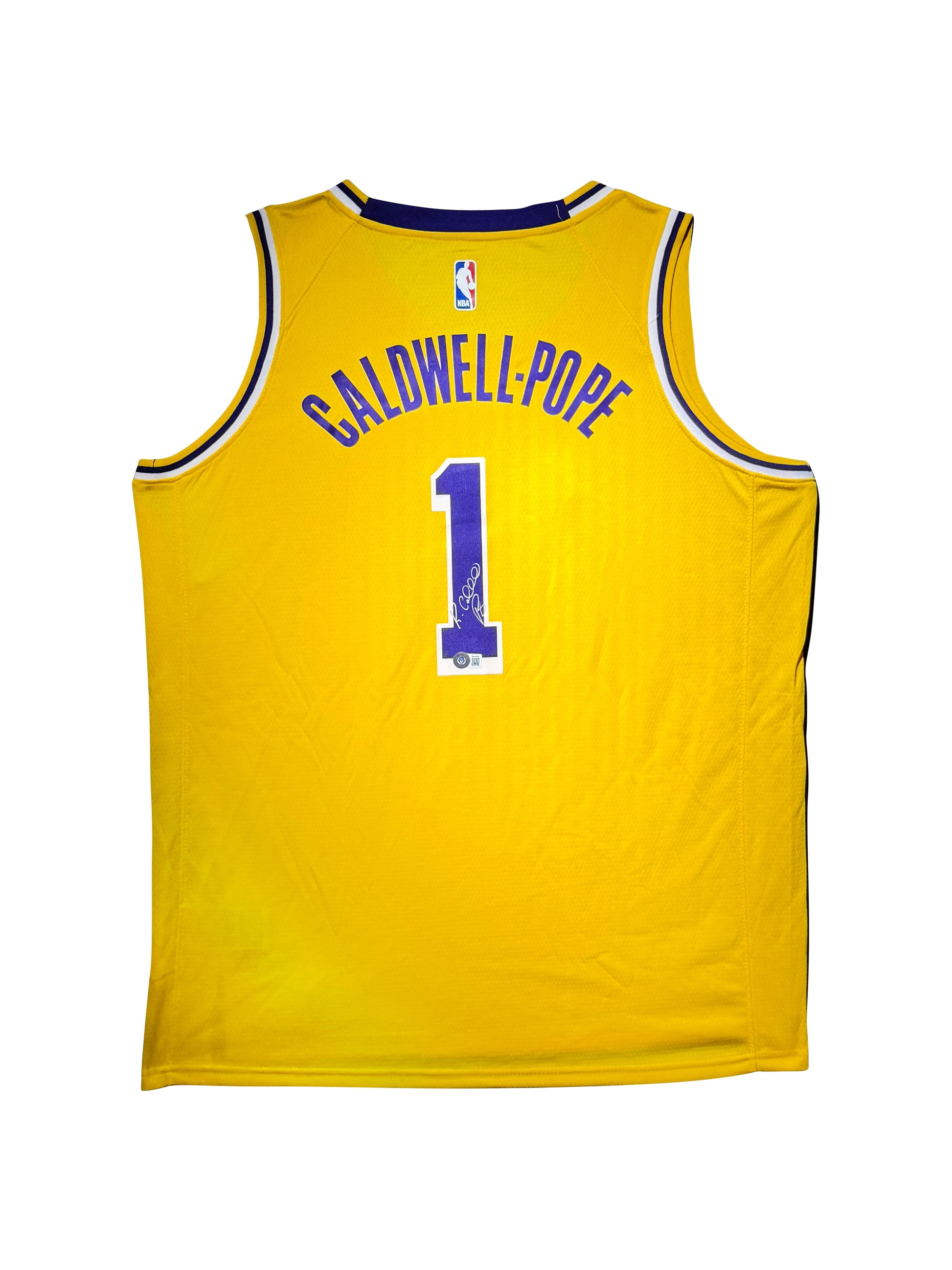 Maillot Authentique Los Angeles Lakers signe par Caldwell-Pope et certifie par Beckett authentic-signatures