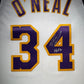 Maillot "HOF16" Authentique Mitchell and Ness Los Angeles Lakers signe par Shaquille O'Neal certifie par Beckett authentic-signatures