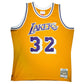 Maillot Authentique Mitchell and Ness Los Angeles Lakers signe "5XChamp" par Magic Johnson certifie par Beckett authentic-signatures