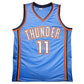 Maillot Custom Domicile OKC Thunder signe par Isaiah Joe  certifie par JSA authentic-signatures
