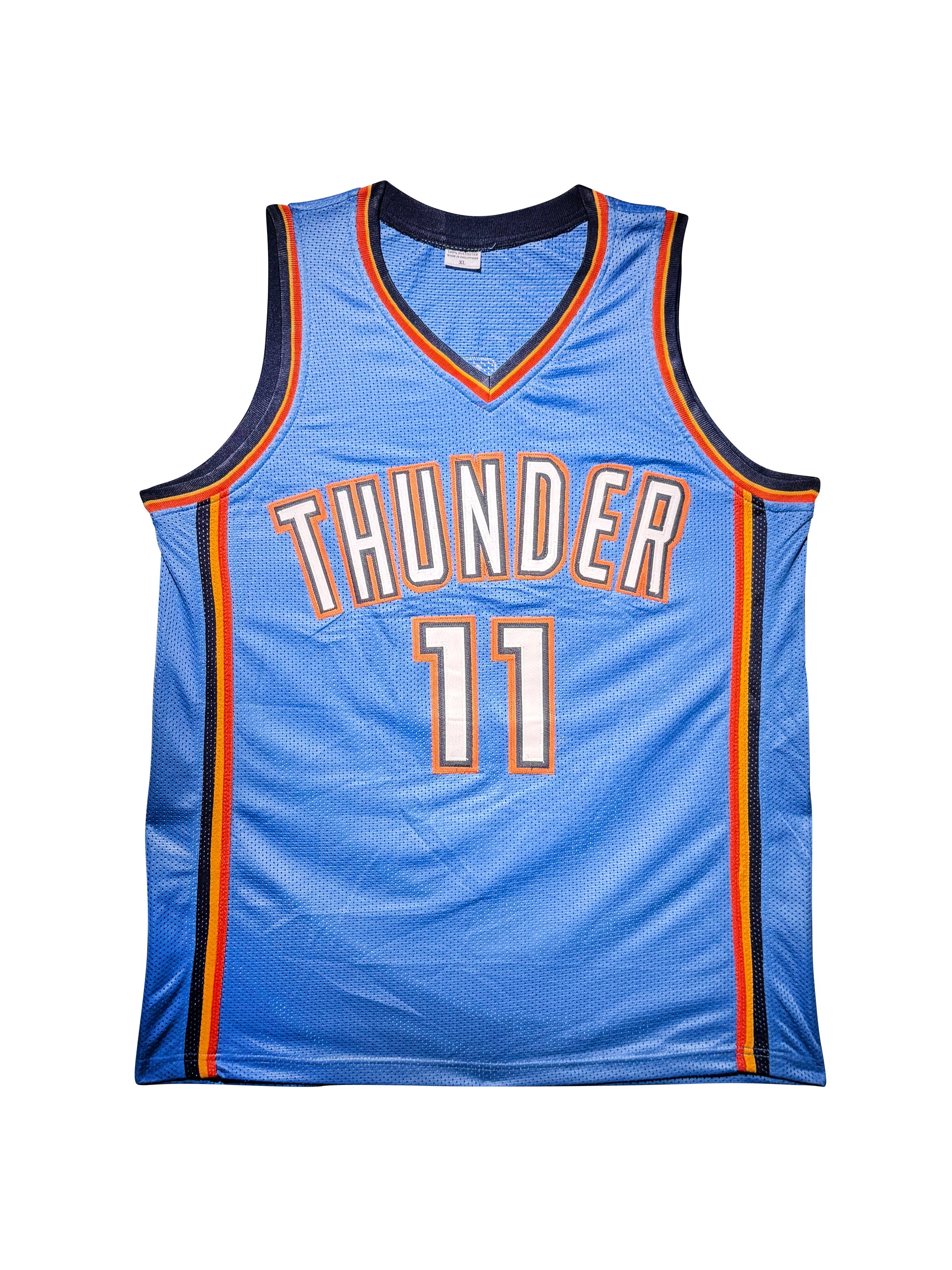 Maillot Custom Domicile OKC Thunder signe par Isaiah Joe  certifie par JSA authentic-signatures