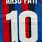 Maillot Authentique FC Barcelone saison 2022-2023 signé par Ansu Fati et certifié par Beckett authentic-signatures