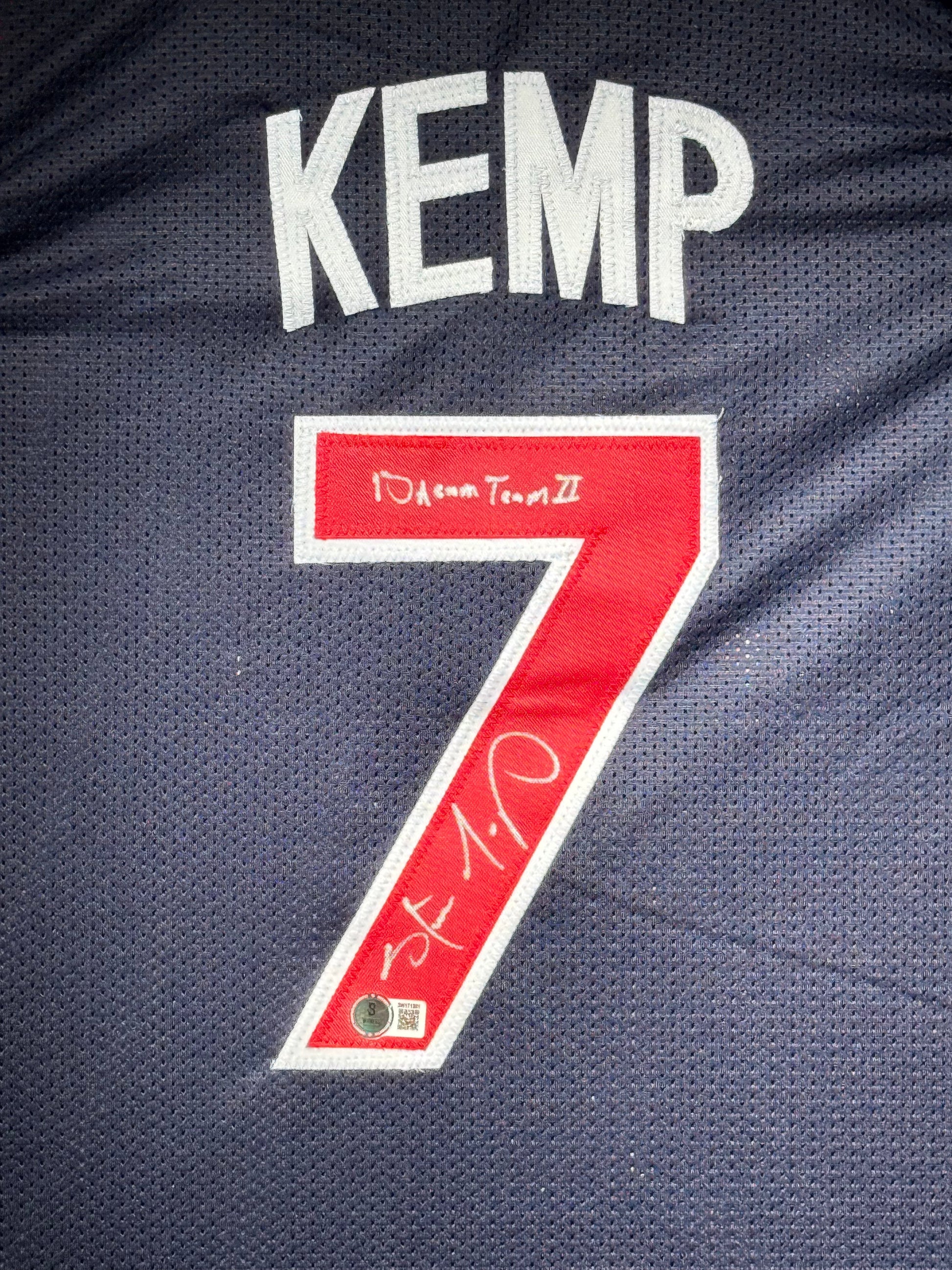 Maillot Authentique FC Barcelone saison 2022-2023 signé par Ansu Fati et certifié par Beckett authentic-signatures