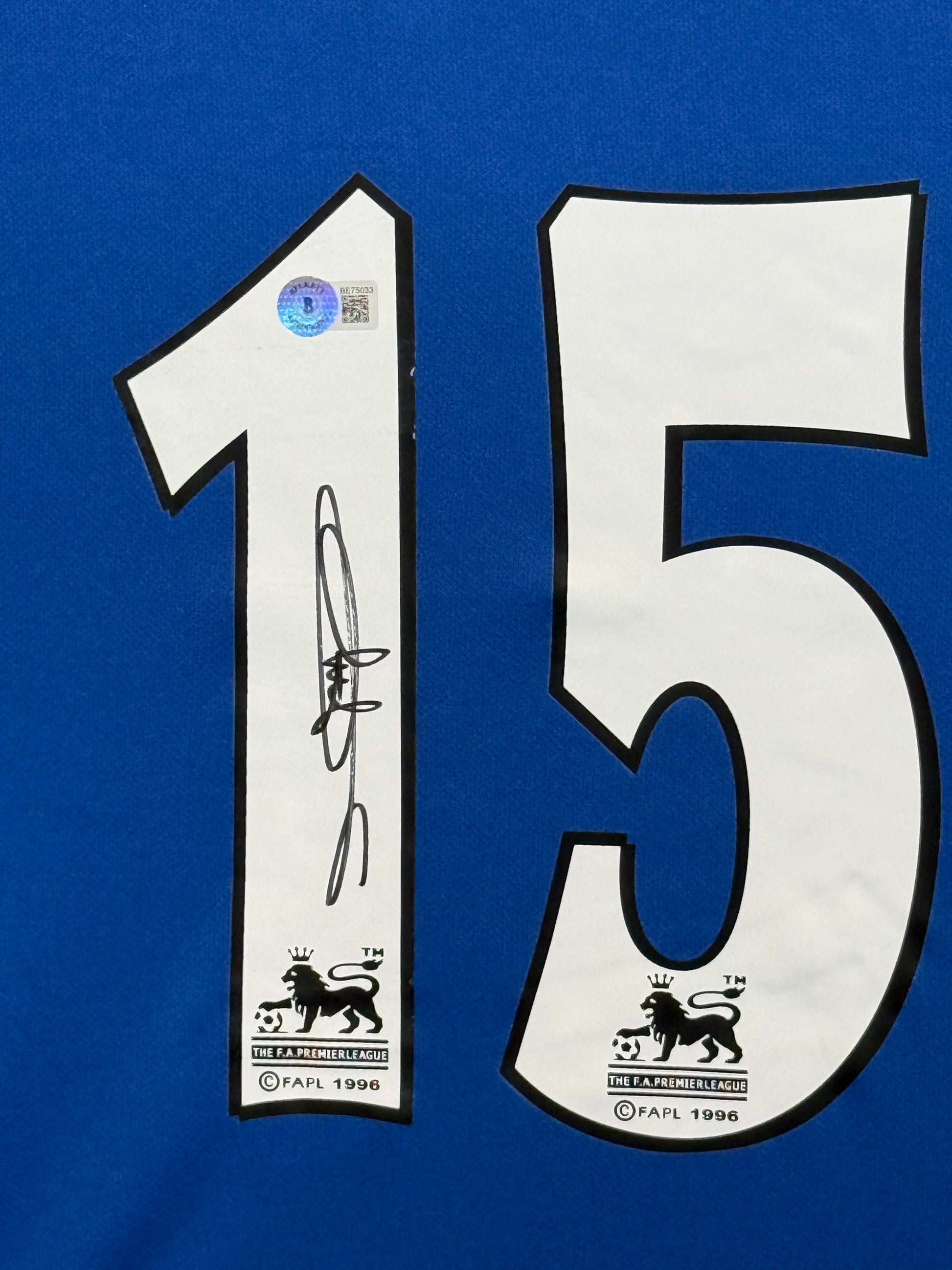 Maillot Authentique Chelsea Fc signé par Didier Drogba et certifié par Beckett authentic-signatures