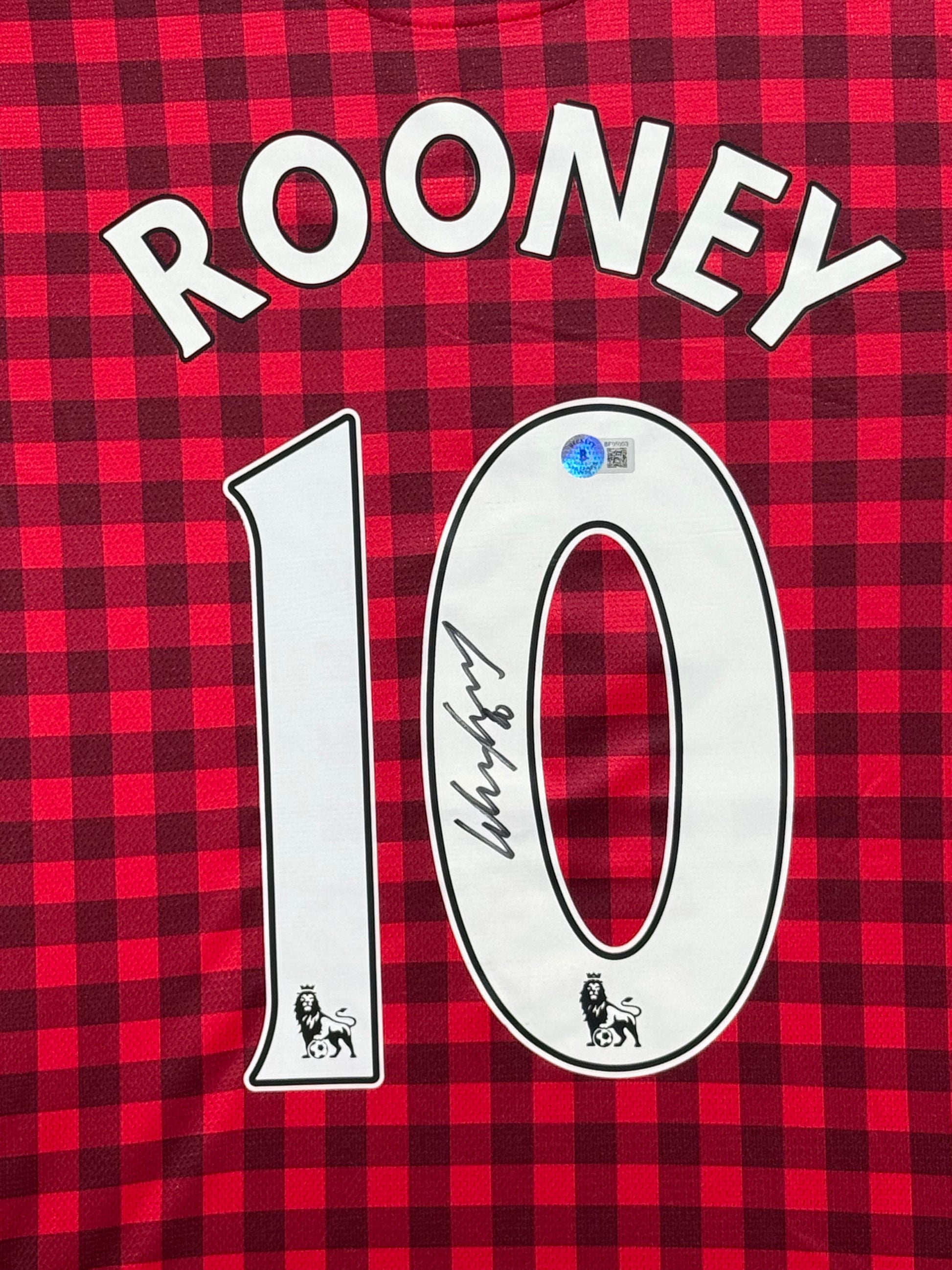 Maillot Authentique Manchester United signé par Wayne Rooney et certifié par Beckett authentic-signatures