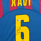 Maillot Authentique FC Barcelone Finale Champions League 2006 signé par Xavi Hernandez et certifié par Beckett authentic-signatures