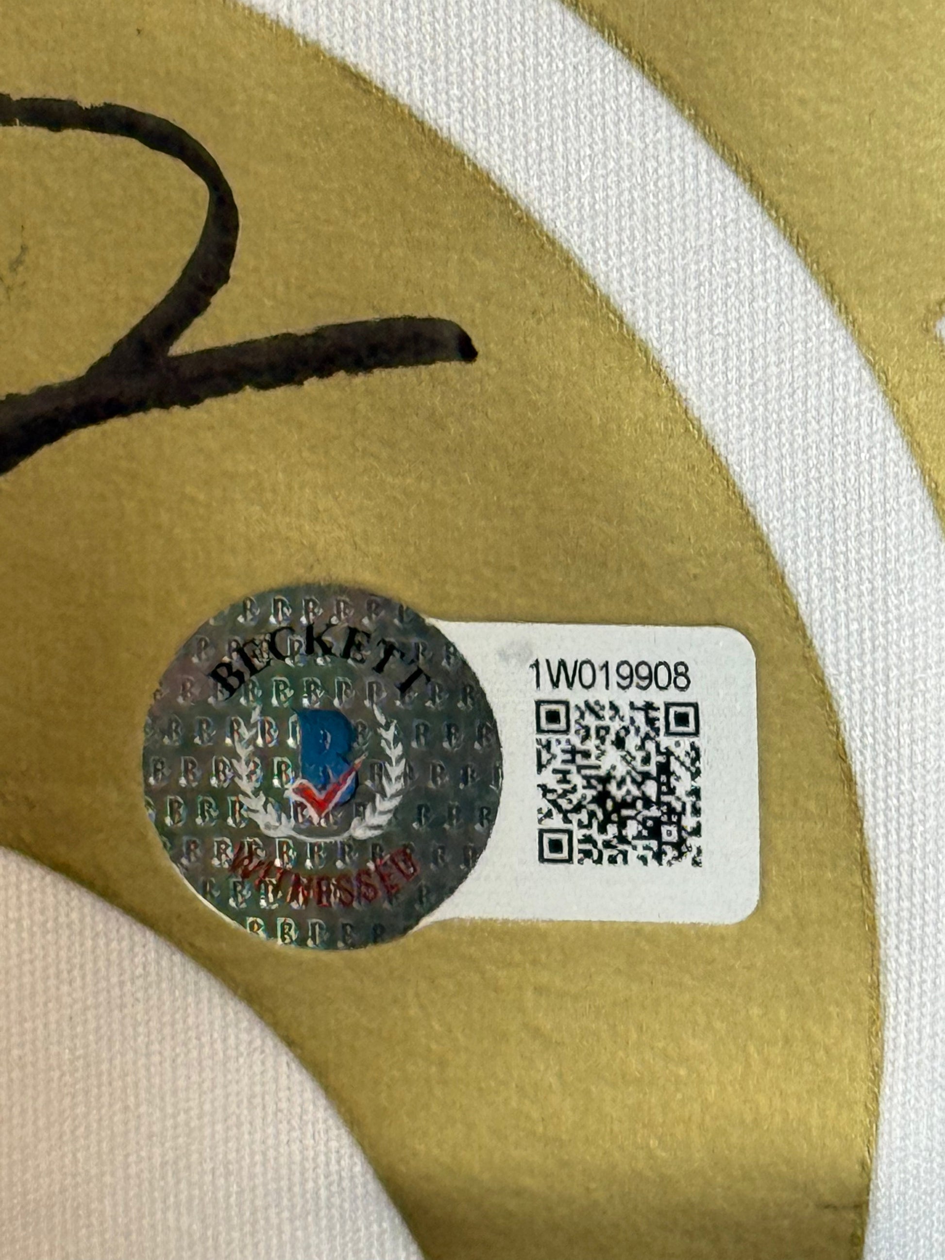 Maillot Authentique Real Madrid 2011-12 signé par KAKA certifié par Beckett authentic-signatures