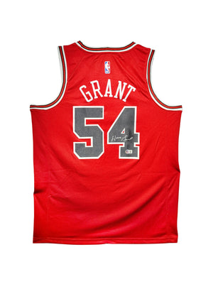 Maillot Authentique Domicile Chicago Bulls  signe par Horace Grant certifie par Beckett authentic-signatures